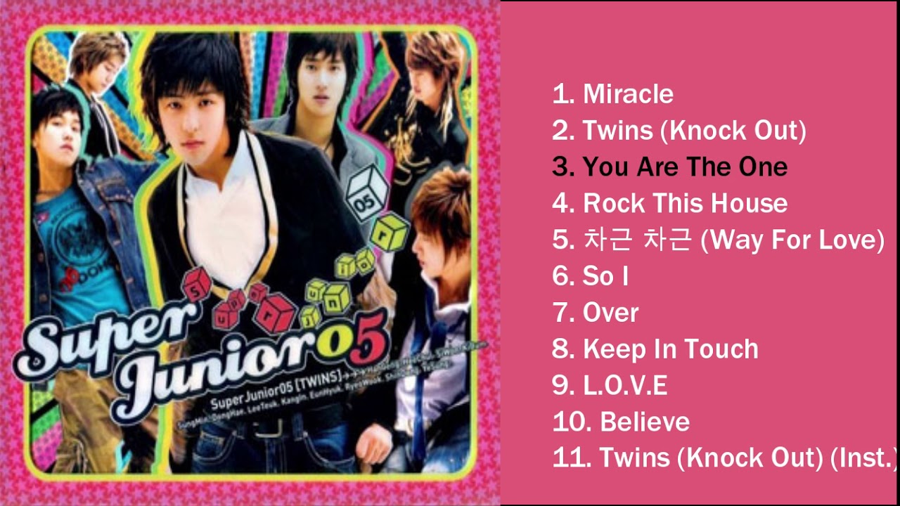Super Junior (슈퍼주니어 )SuperJunior05 (Twins) [Album] - YouTube
