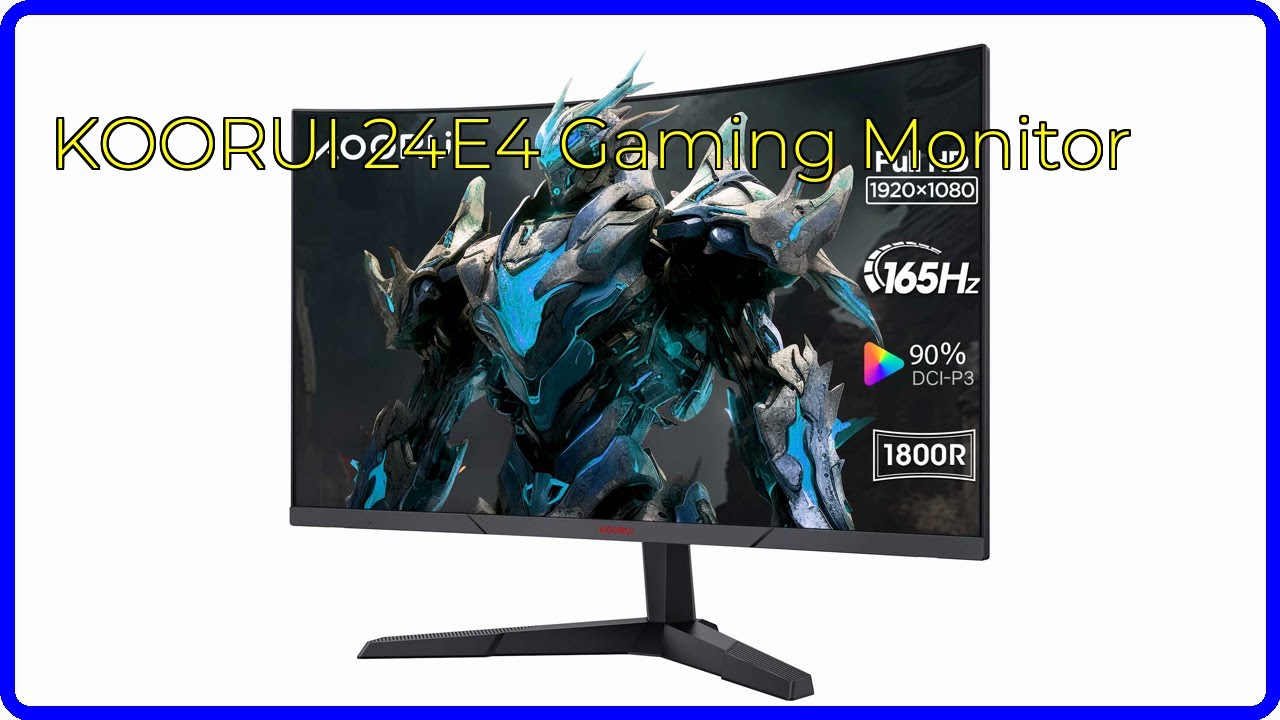 REVIEW (2026): KOORUI 24E4 Gaming Monitor. First Look. - YouTube