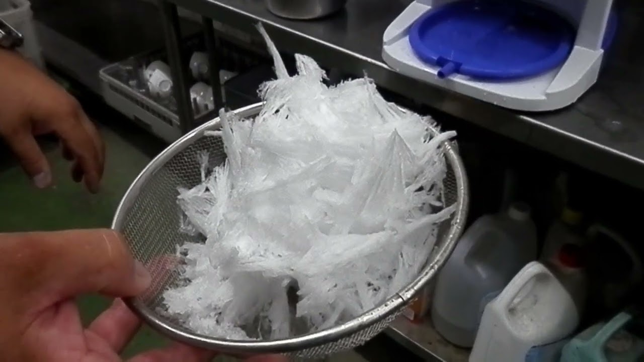 Sold Out］250128 かき氷機 中部/CHUBU HB-320A 試運転動画 ブロック