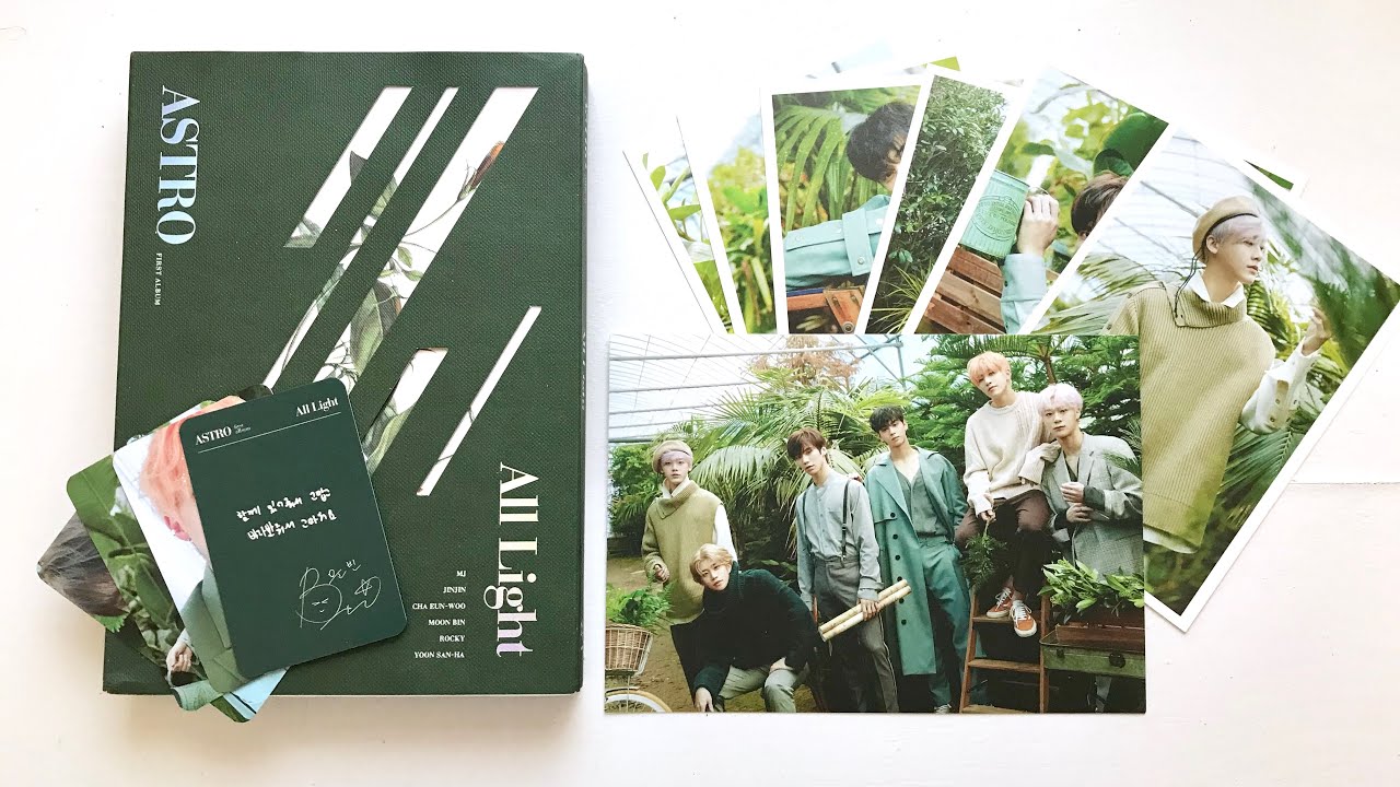astro all light album unboxing - YouTube