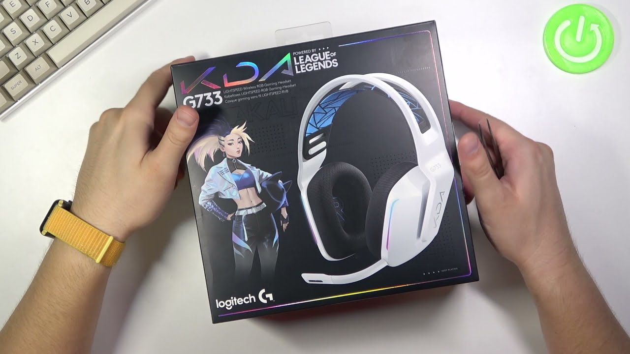 Logitech G733 Wireless K/DA - Unboxing | Headset Powered by League