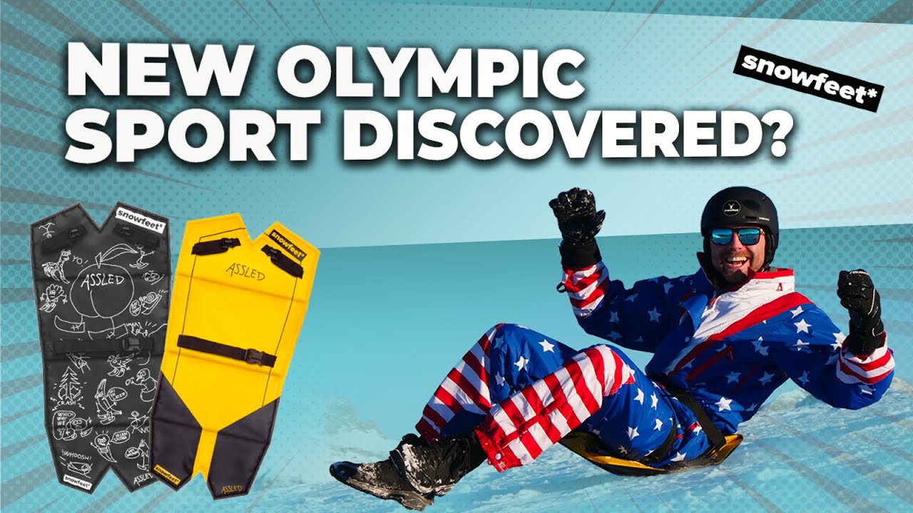 Assled - Wearable Foam Snow Sleds for Adults and Kids - by Snowfeet*