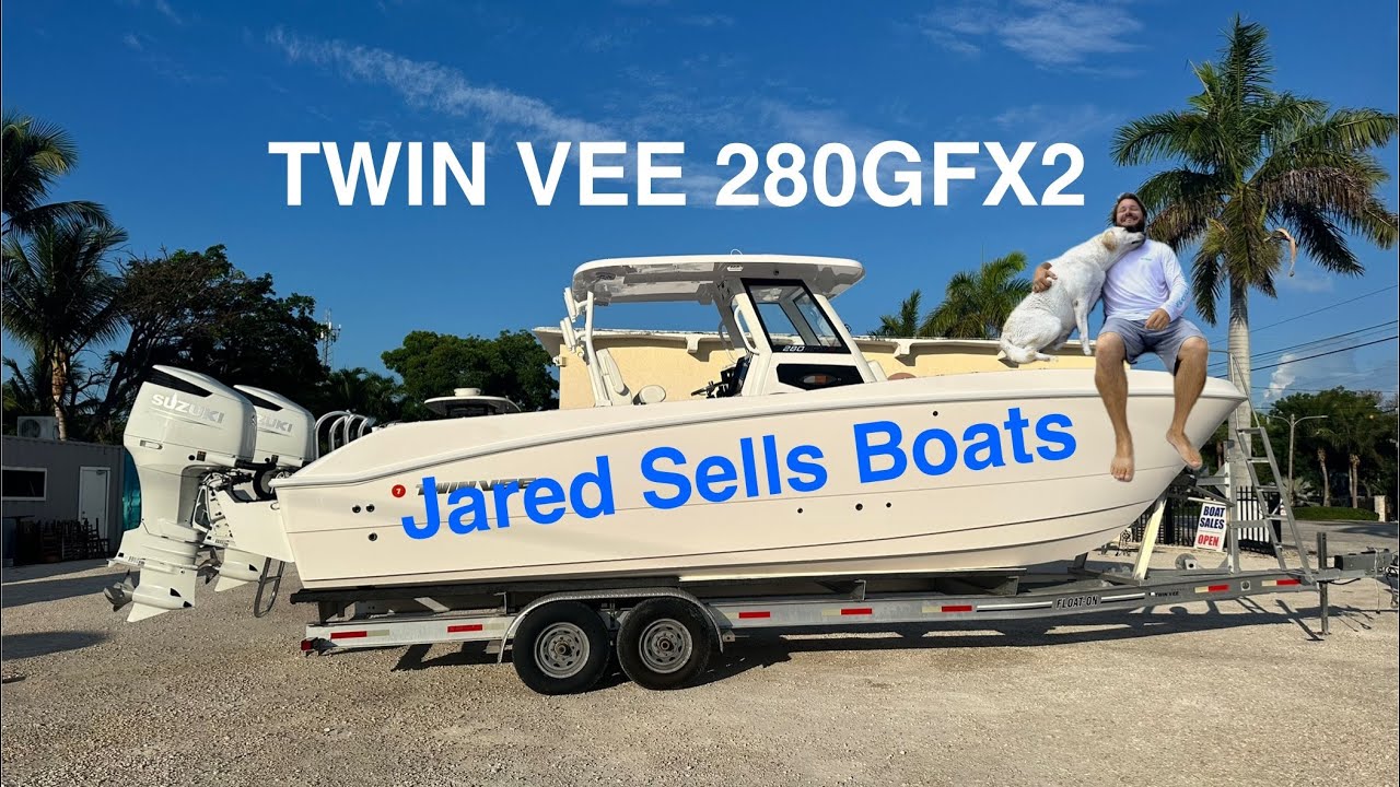 For sale | 2025 Twin Vee 280 GFX2 | Full walkthrough | Suzuki