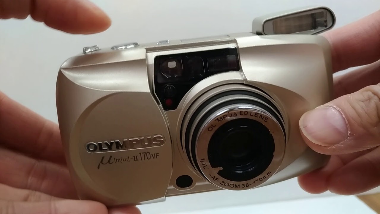Olympus μ MJU II 170 VF Multi-AF Zoom 35mm Point & Shoot Film