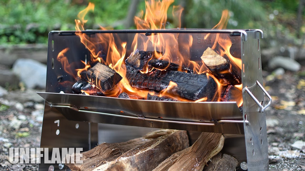 ユニフレーム薪グリル（レギュラー）を購入レビュー！焚き火調理に