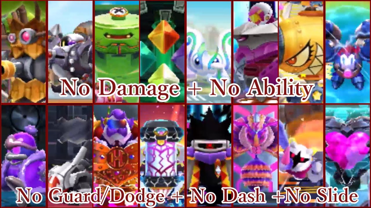 星のカービィロボボプラネット】初代式ノーダメすっぴん縛りで全ボス