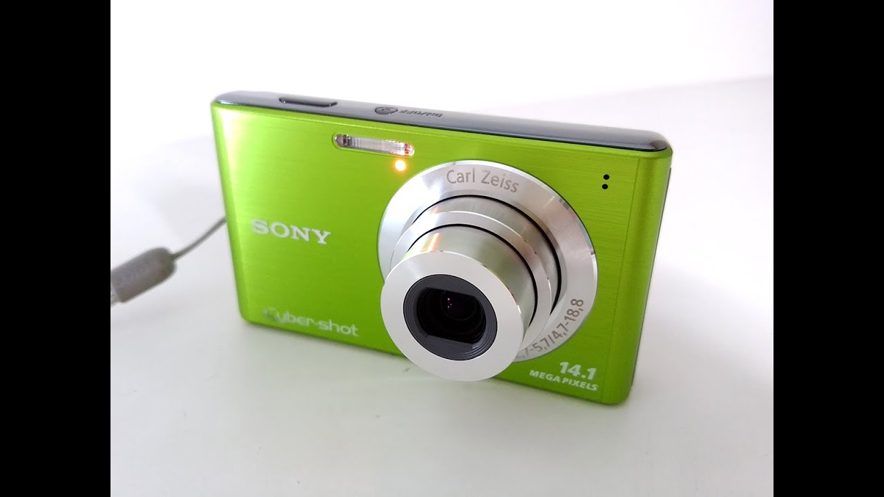 SONY Cyber-shot DSC-W550 Digital Compact Camera - YouTube