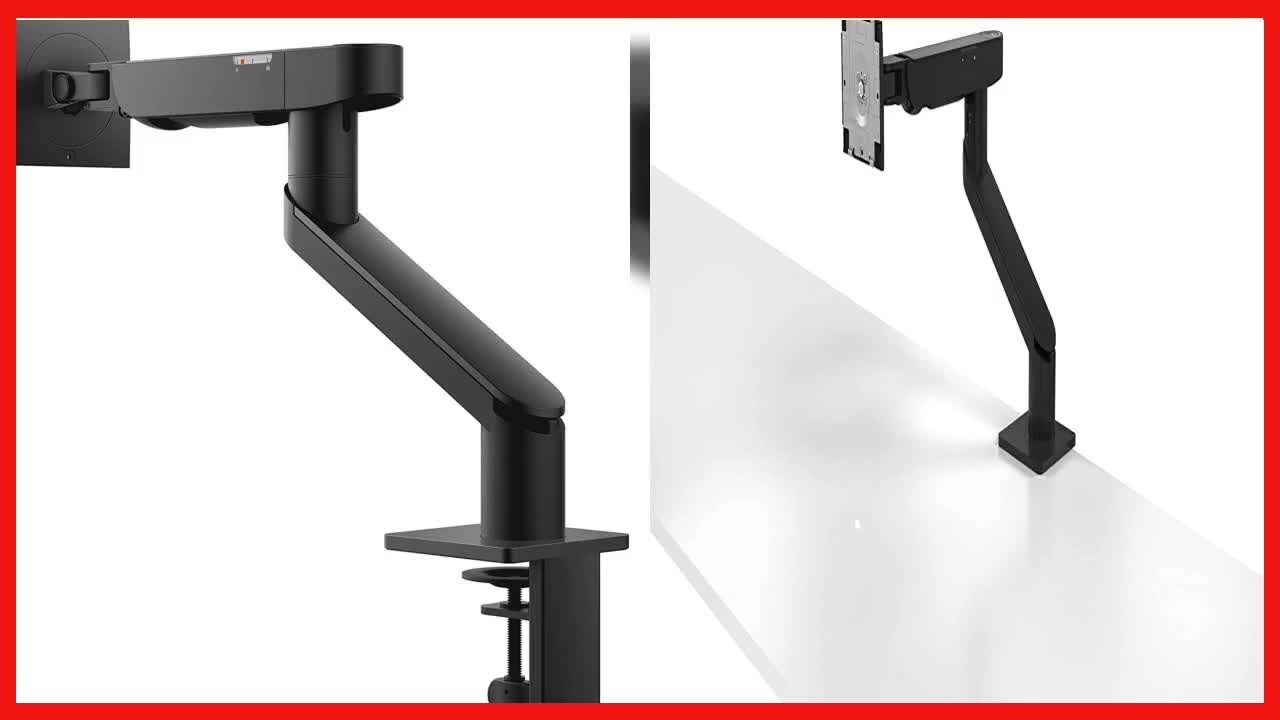 Dell DELL-MSA20 Single Monitor,MSA20 Mounting Arm, Black - YouTube