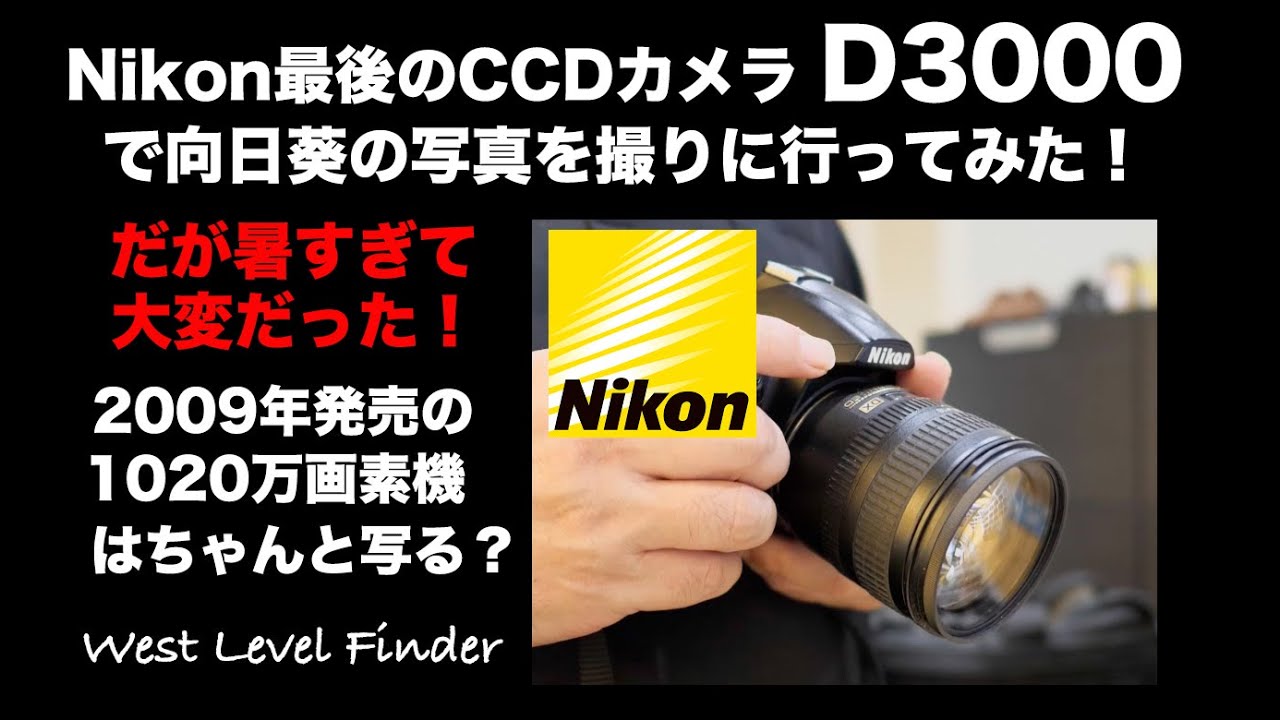Nikon最後のCCDカメラ】D3000で写真を撮る！2009年発売の1000万画素