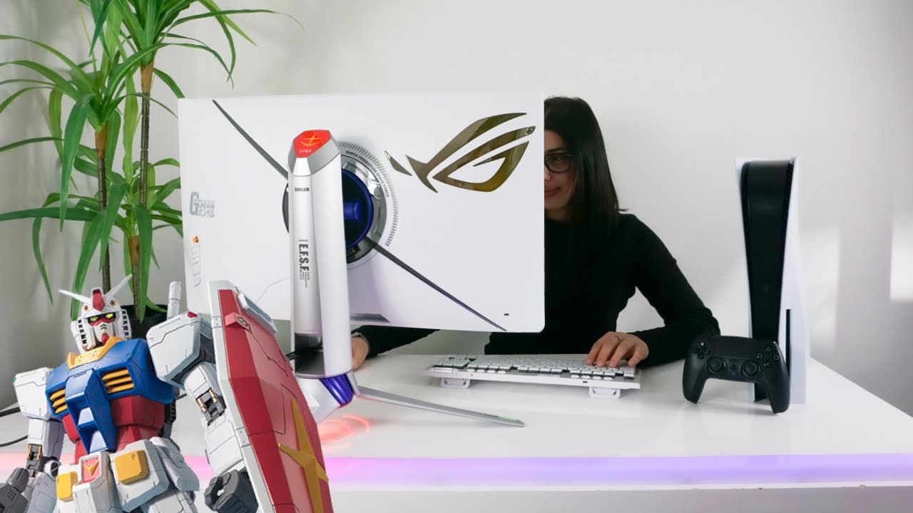 ASUS ROG Strix XG279Q-G Gundam Edition Monitor Review - YouTube