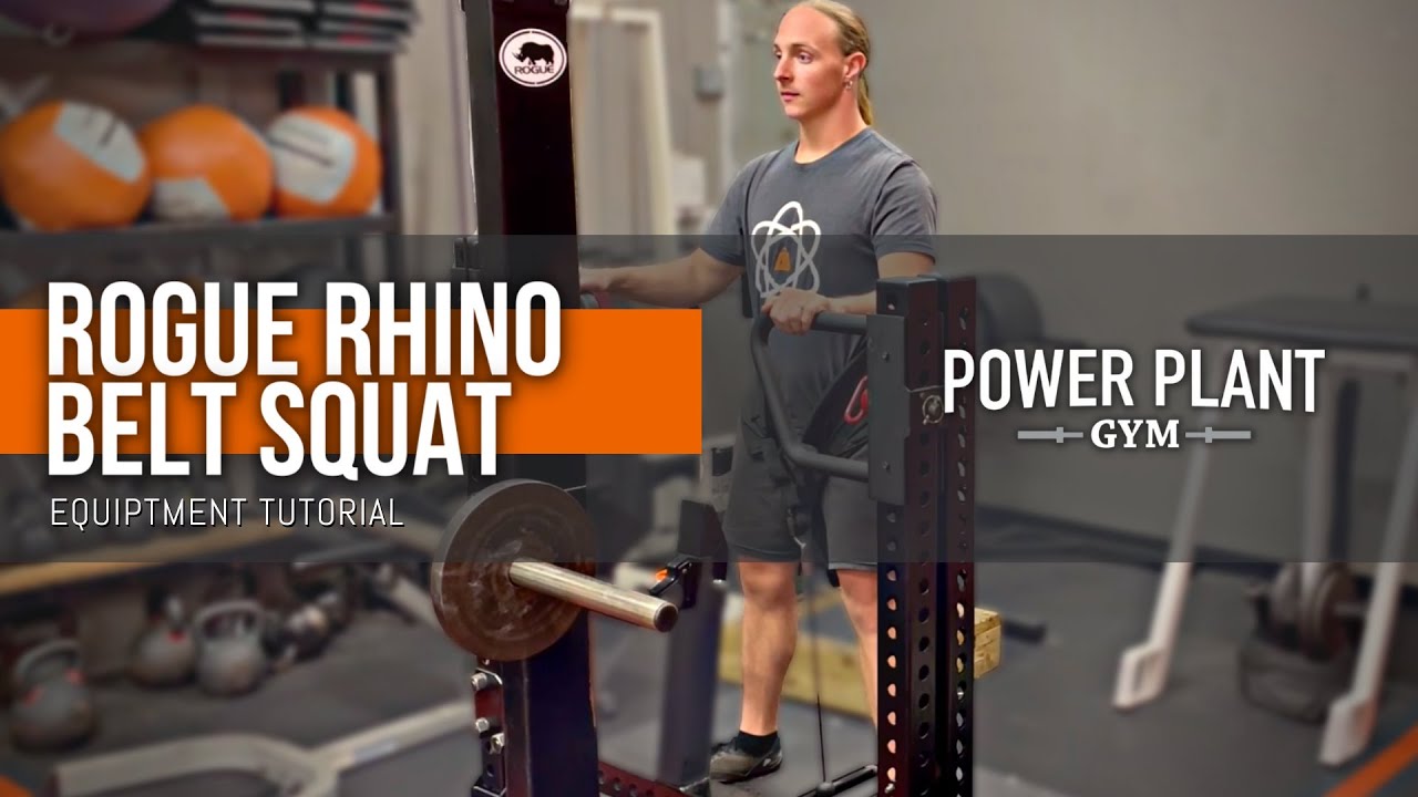 How to Use the Rogue Rhino Belt Squat - YouTube