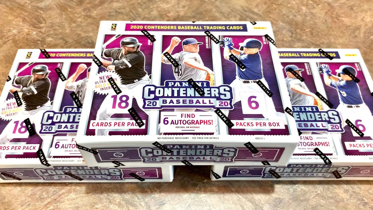 NEW RELEASE! 2020 PANINI CONTENDERS BASEBALL CARDS! (1 auto per