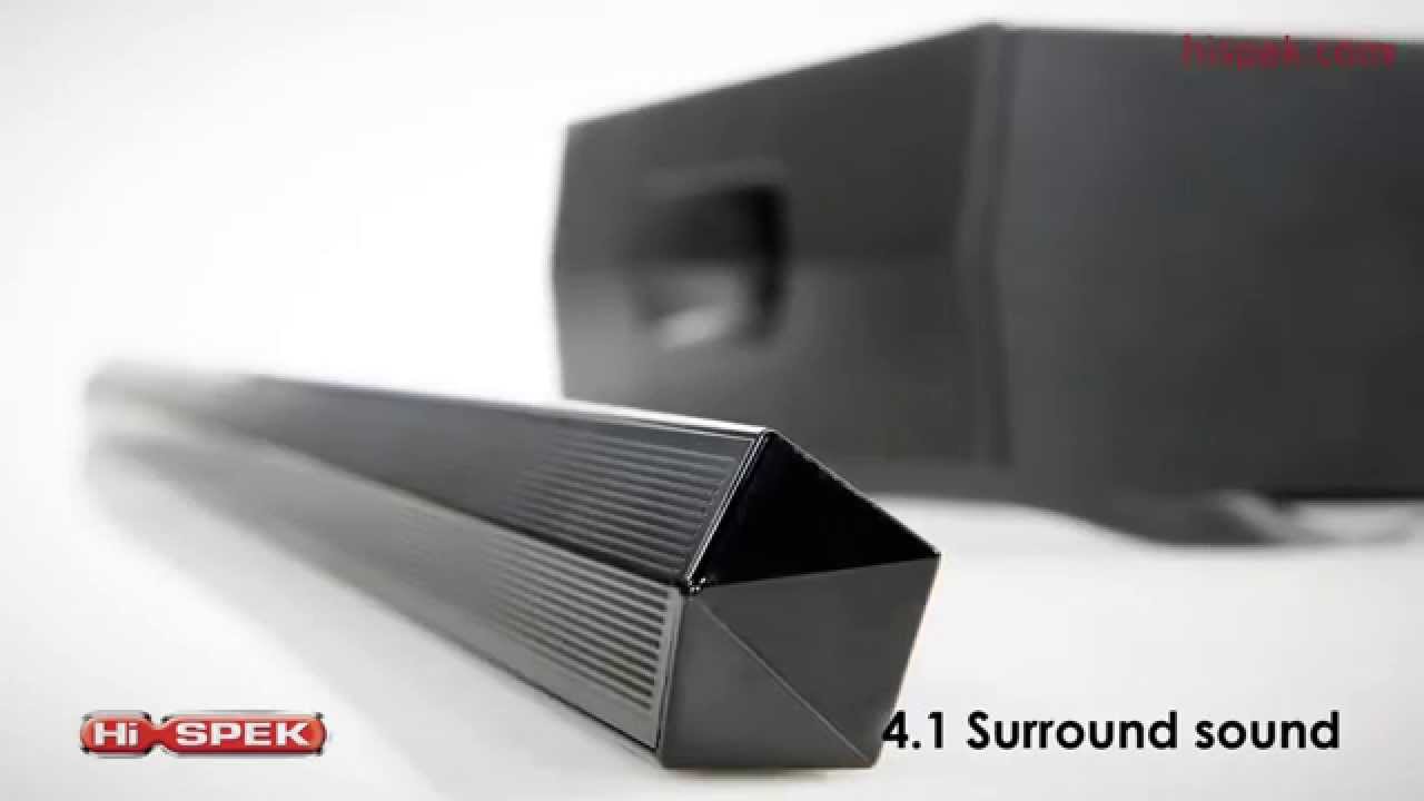 Sony HTST3 4.1ch sound bar with powerful, adjustable twin-drive