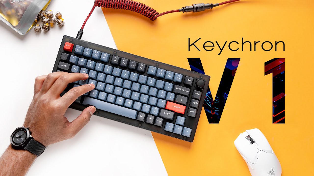 Keychron V1 QMK カスタムメカニカルキーボード（US ANSI 配列