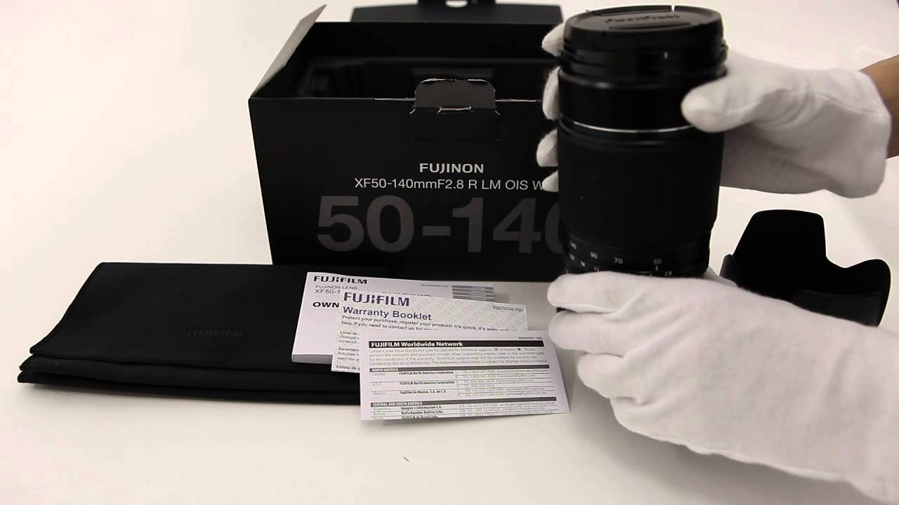 FUJIFILM FUJINON XF50-140mmF2.8 R LM OIS WR」開封の儀 - YouTube