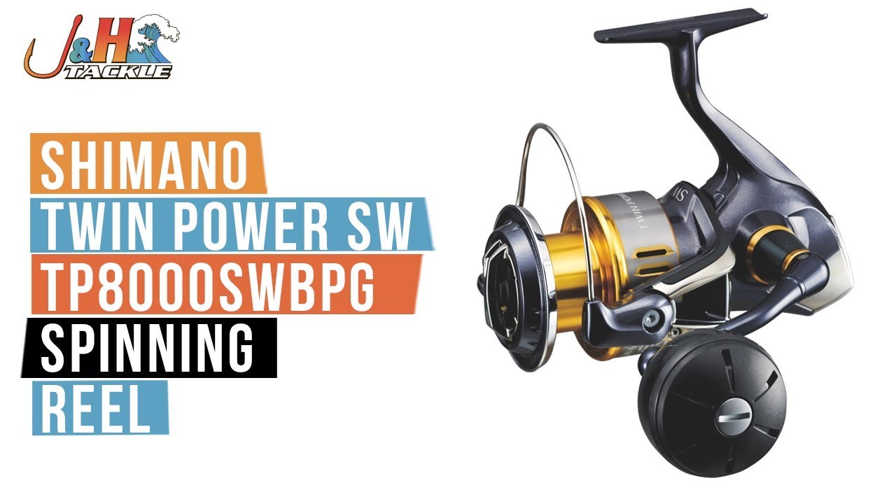 Shimano Twin Power SW TP8000SWBPG Spinning Reel | J&H Tackle - YouTube
