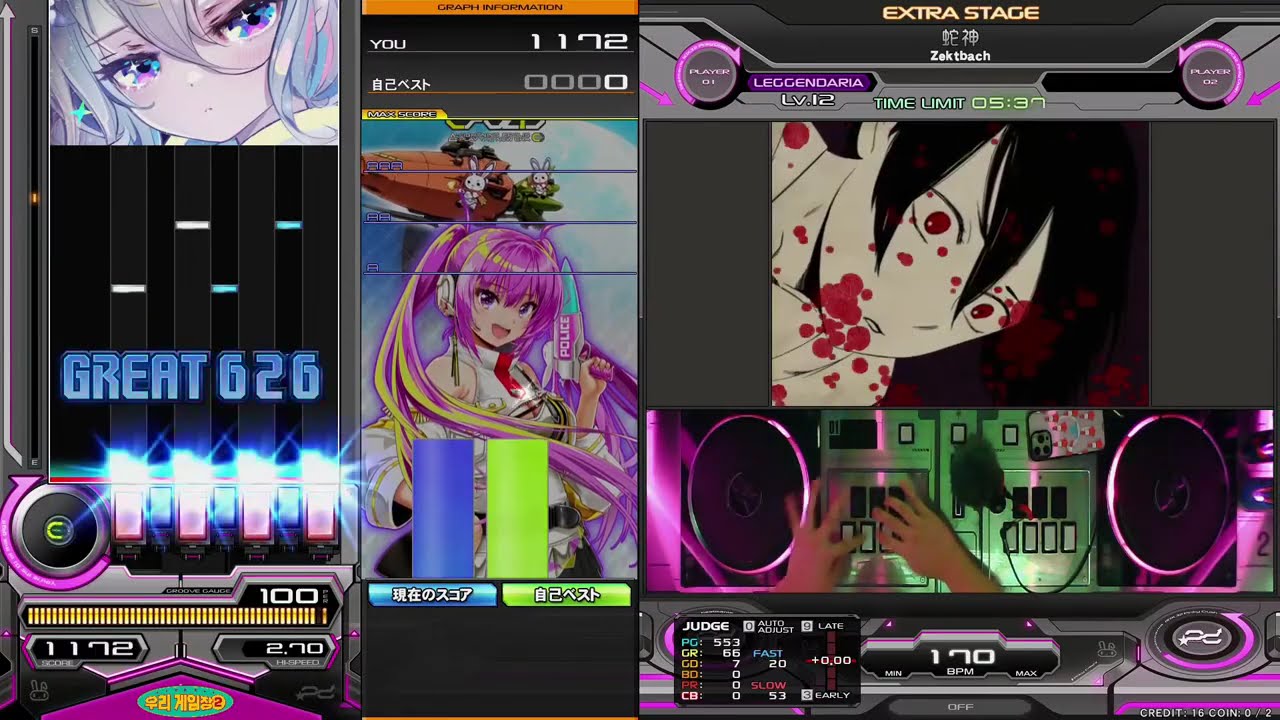 Beatmania IIDX 32 Pinky Crush] 蛇神 SPL FULLCOMBO 正規 - YouTube