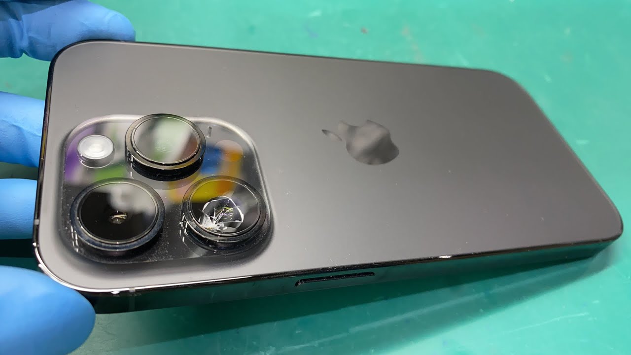 iPhone 14 Pro カメラレンズカバー割れ交換修理【11,000円】 - YouTube