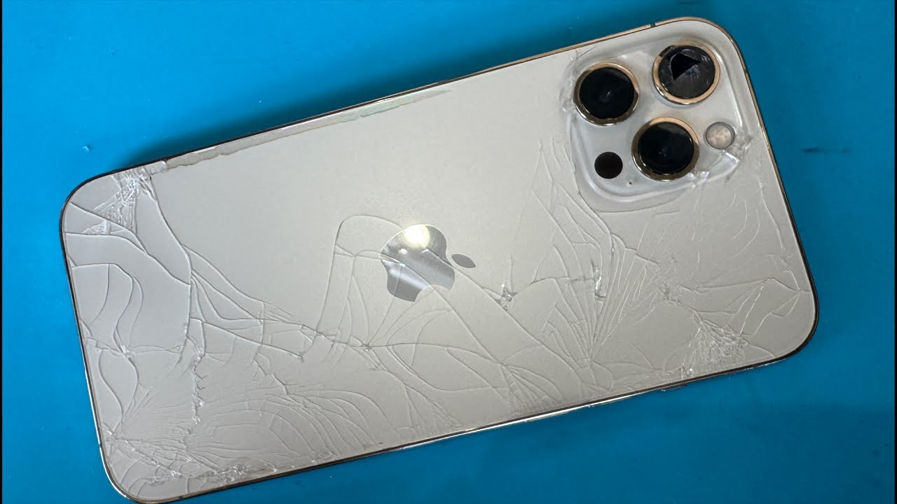 iPhone 12 Pro Max 背面バックパネル交換修理値下げカメラレンズ割れ