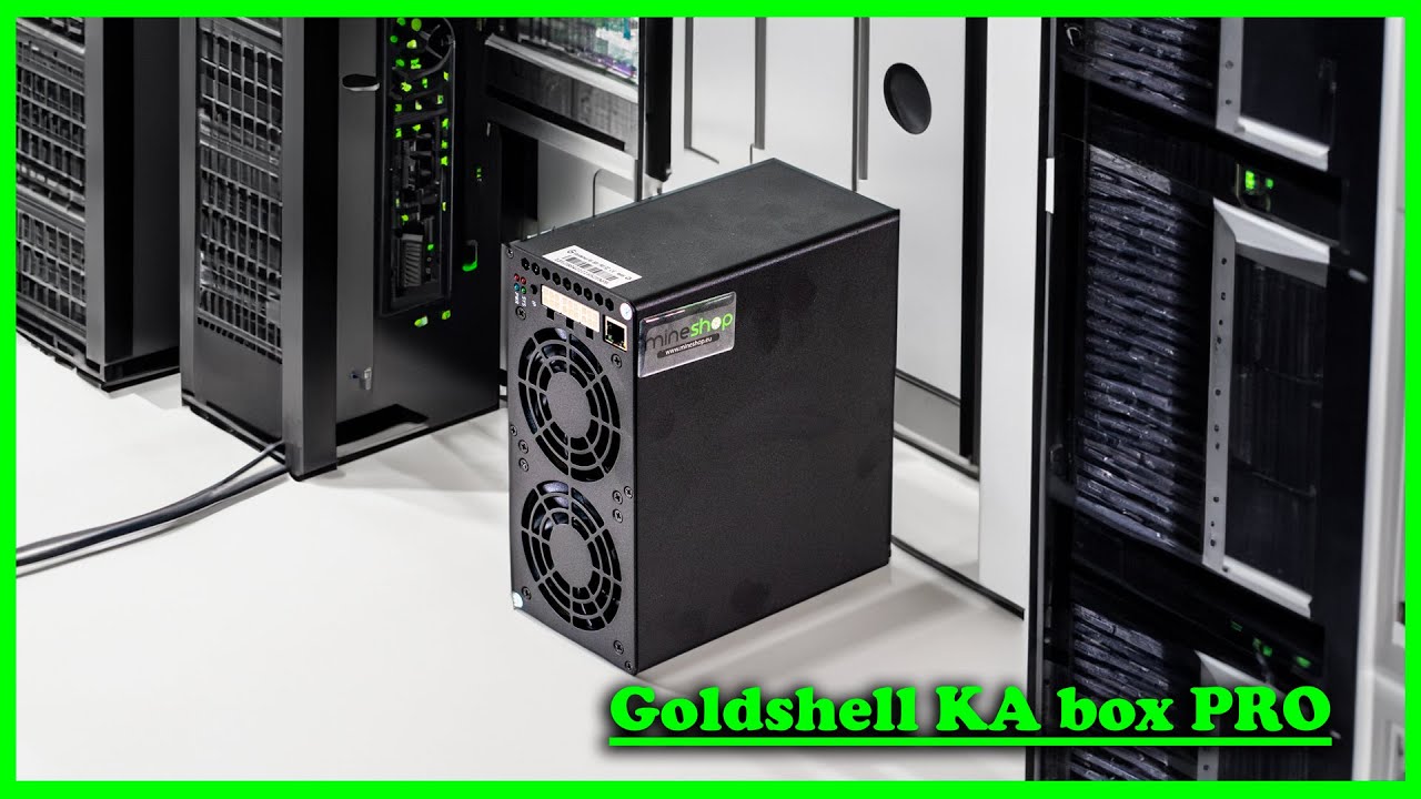 Goldshell KA BOX Pro - 1.6 TH/s Kaspa Miner | 600W Power, Qu