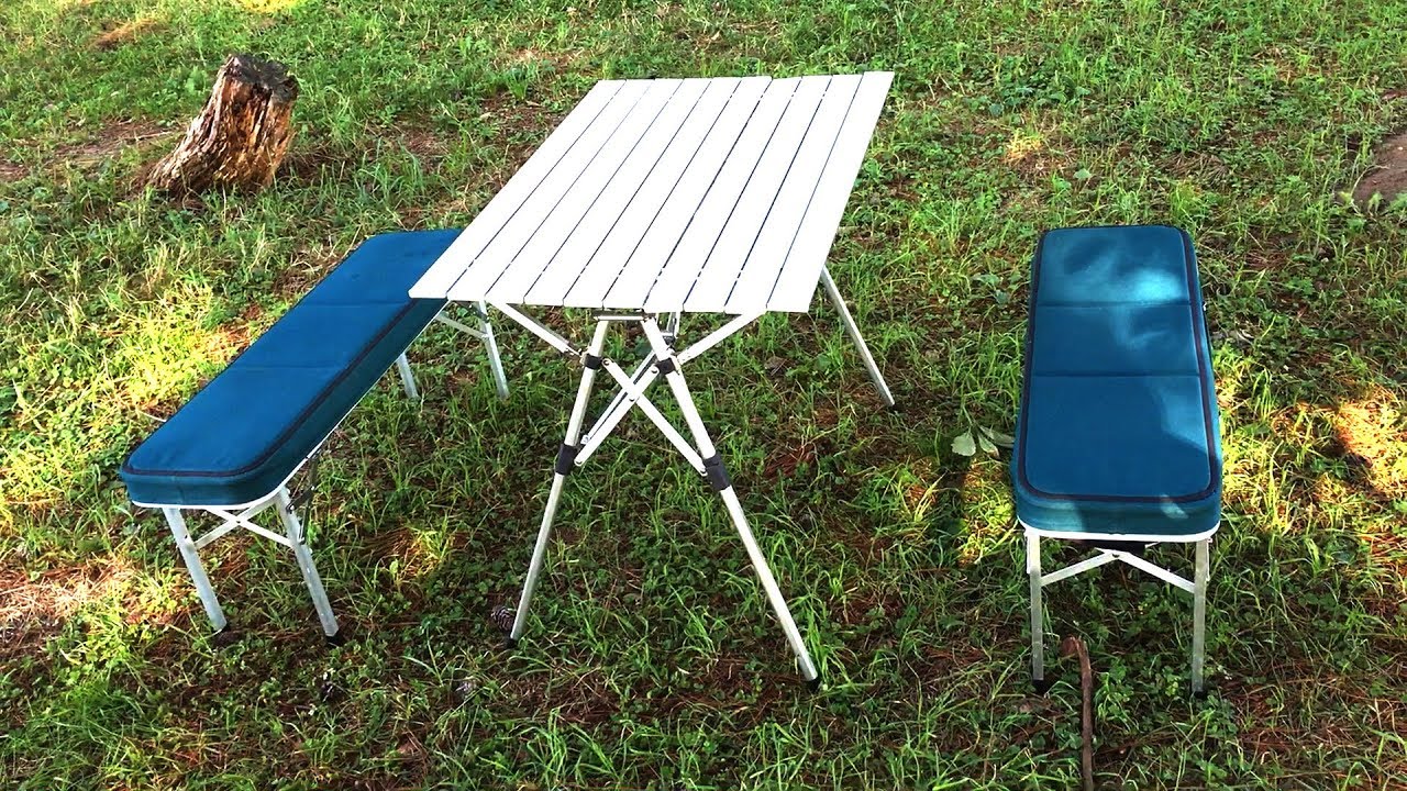 アウトドア・バーベキュー】重宝します。coleman テーブル椅子セット