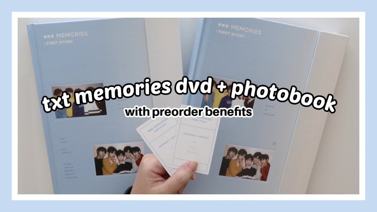 TXT MEMORIES: FIRST STORY UNBOXING 2 COPIES + PHOTOBOOK FLIP