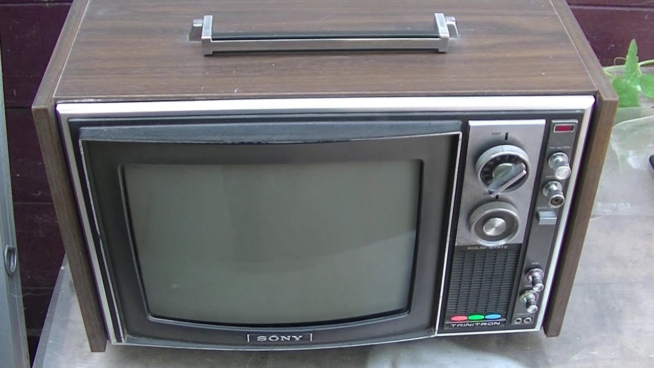 Sony Trinitron Evaluation Diagnosis 1974 KV1212 Vintage Portable