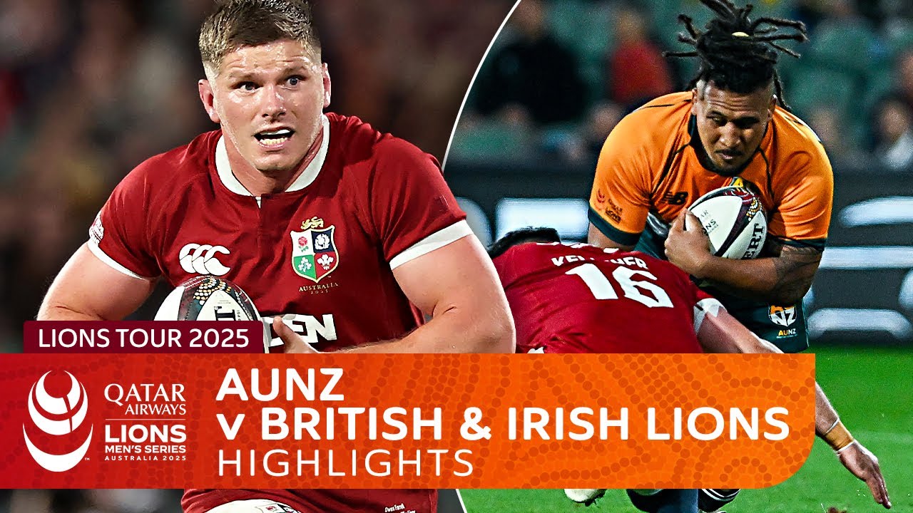 AUNZ v British & Irish Lions Highlights | Lions Tour 2025 - YouTube