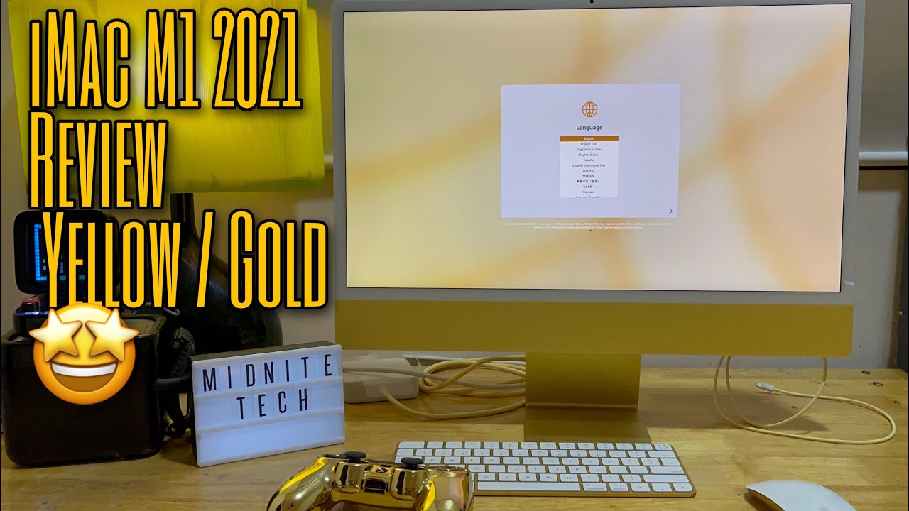 iMac M1 2021 YELLOW / GOLD Review 💛 - YouTube