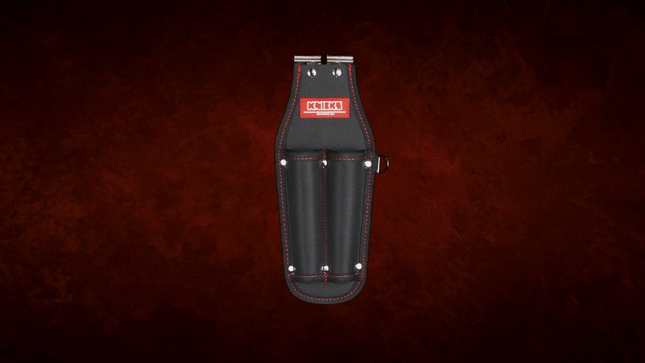 KCS-215PNDX／CORDURA1000d生地 SUS補強入型押ドライバー2Pホルダー