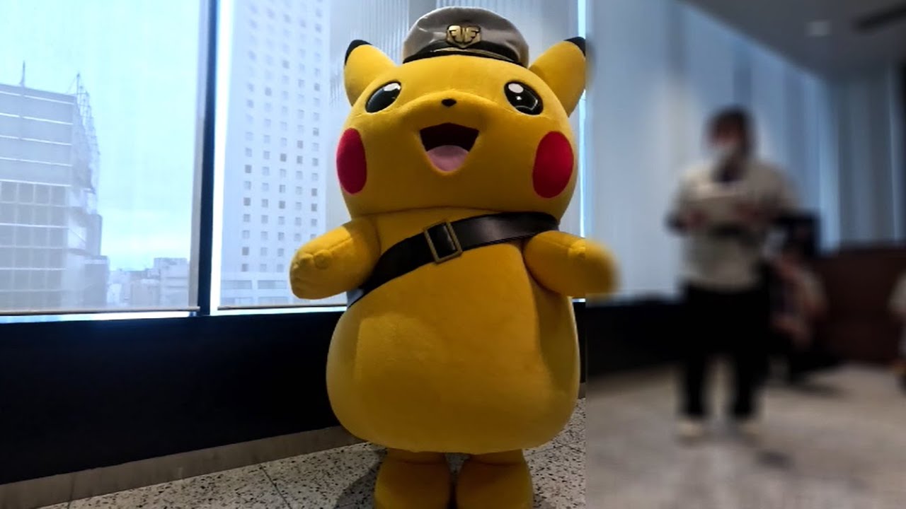 キャプテンピカチュウのグリーティング！ポケモンセンターDX心斎橋