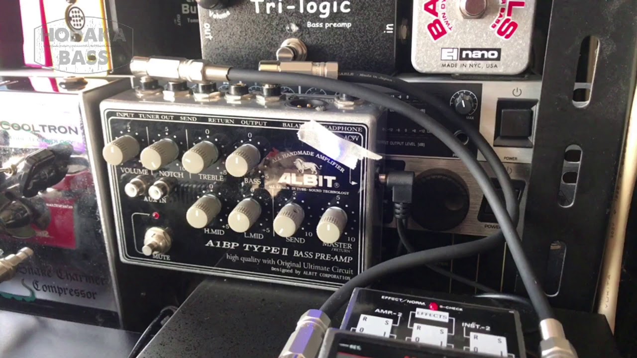 ALBIT BASS PRE-AMP / A1BP TYPE II - YouTube