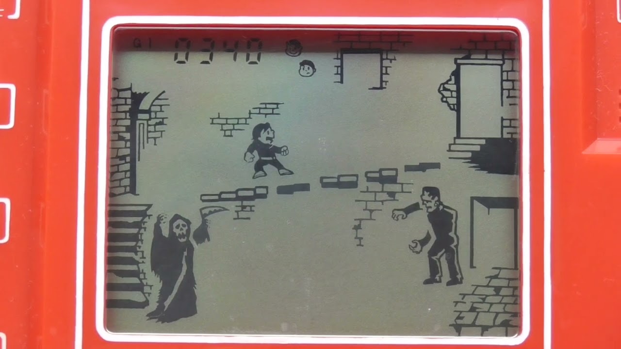 悪霊の館 バンダイ―ソーラーパワー 電子ゲームゲームウオッチ 編集無し