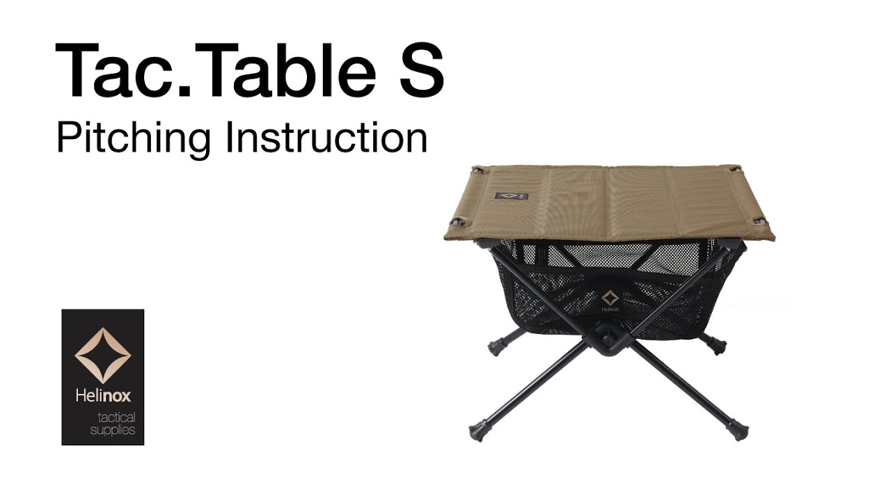 INSTRUCTION] Tactical Table S - YouTube