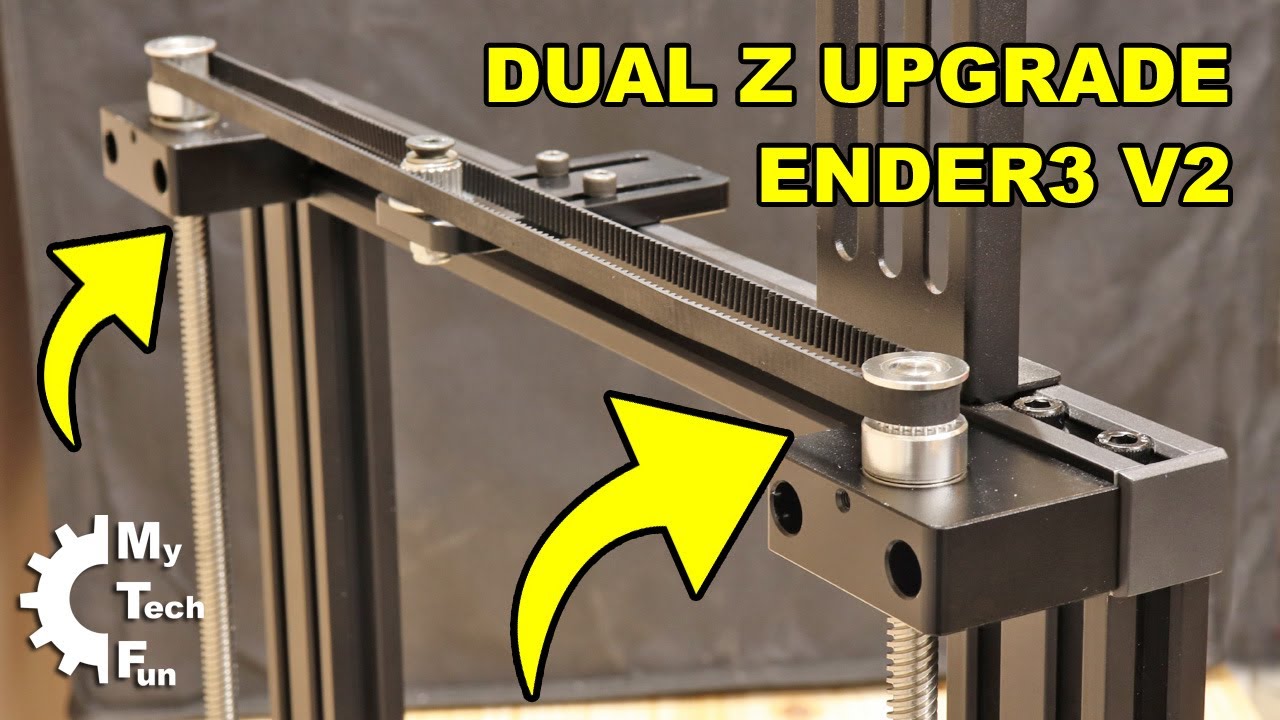 Ender3 V2 dual Z axis upgrade with pulley and timing belt with