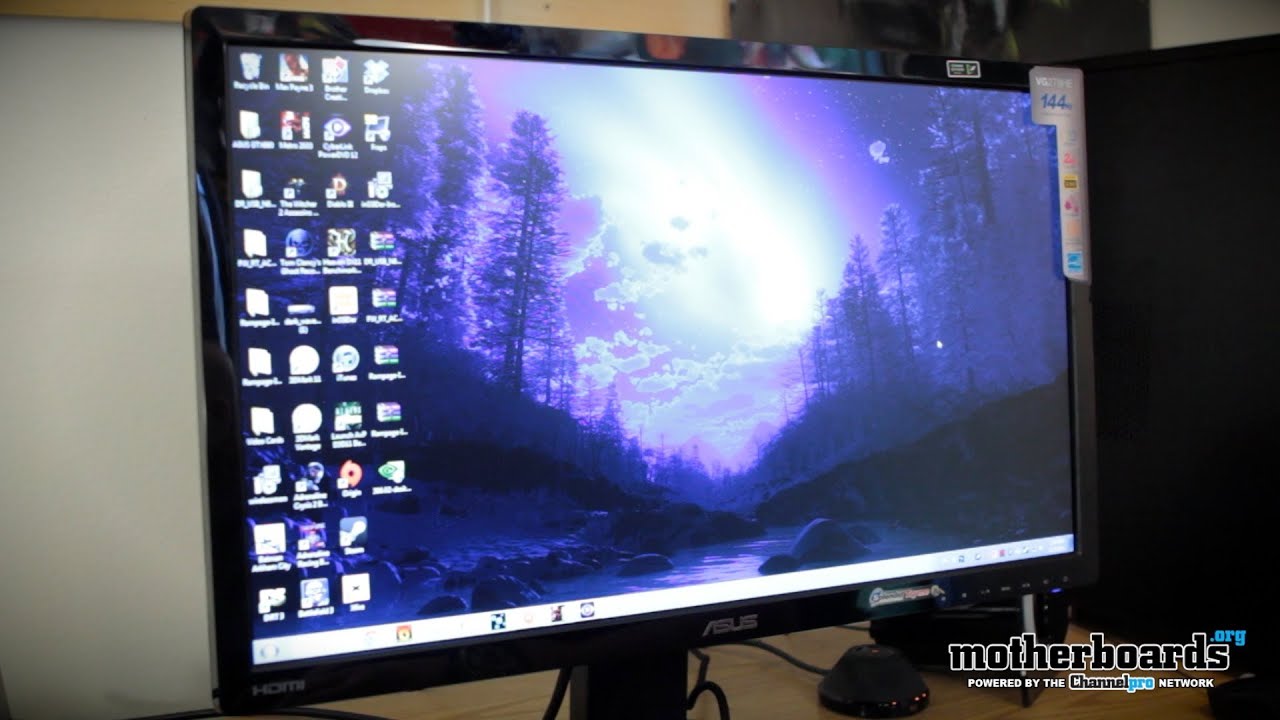 Hands-On: ASUS VG278HE 144Hz 27 Inch PC Monitor (Overview) - YouTube