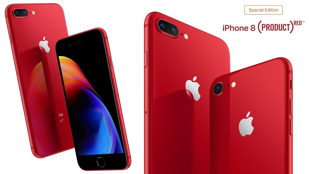 Product RED iPhone 8 & 8 Plus Released! - YouTube