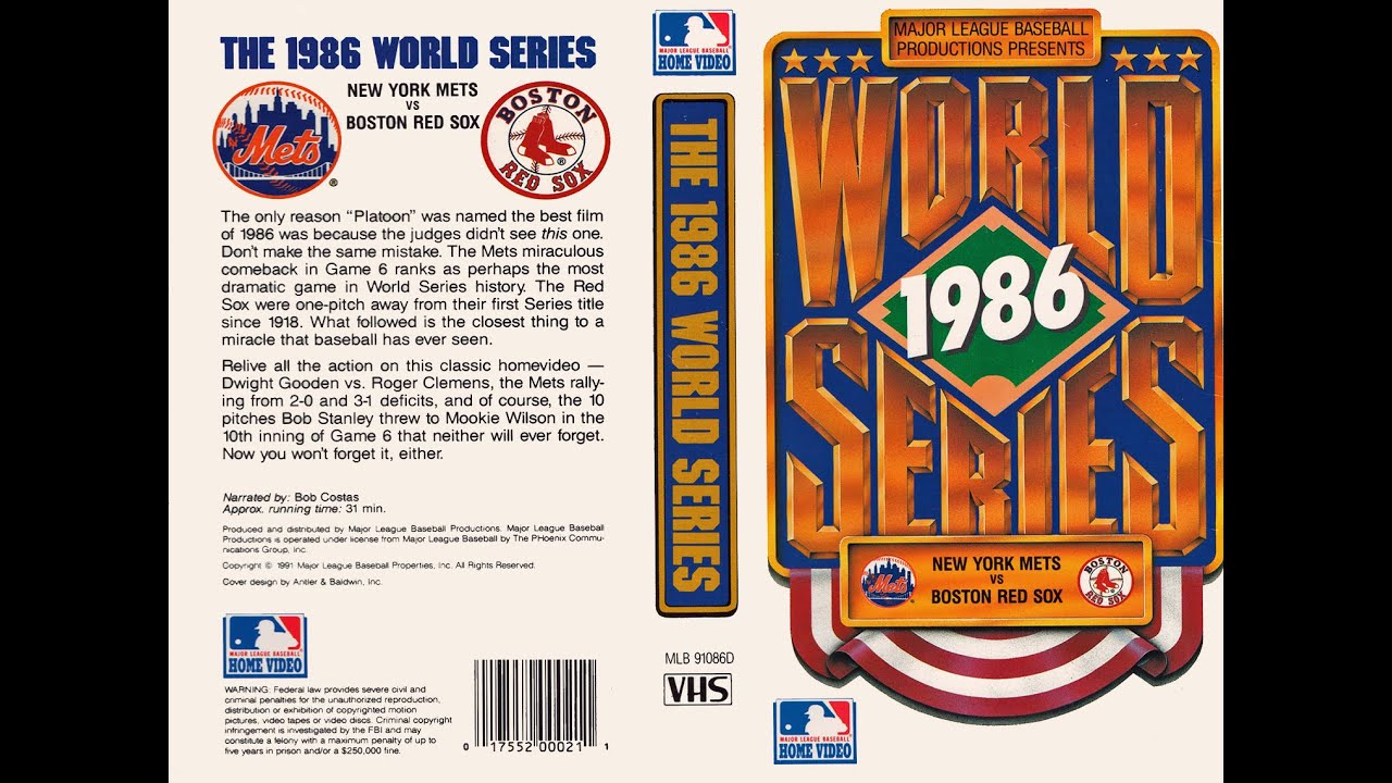 1986 World Series - New York Mets Vs. Boston Red Sox - YouTube
