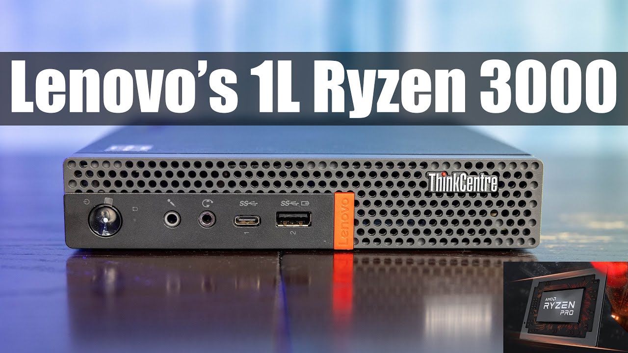 AMD Ryzen Powered Lenovo ThinkCentre M75q-1 Tiny TMM Look - YouTube