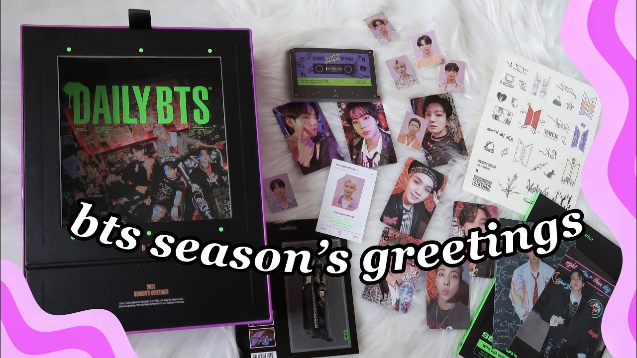 unboxing: ✨ BTS 2022 SEASON'S GREETINGS ✨ - YouTube