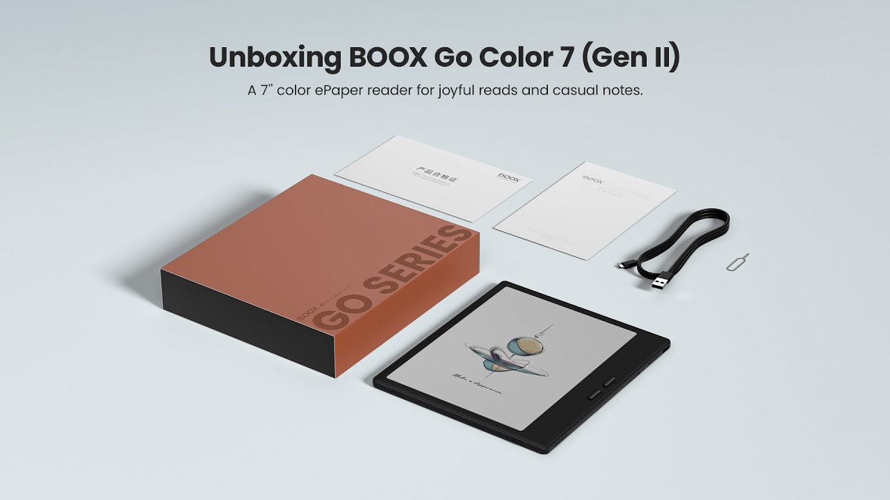 BOOX Go Color 7 (Gen II) Official Unboxing - YouTube