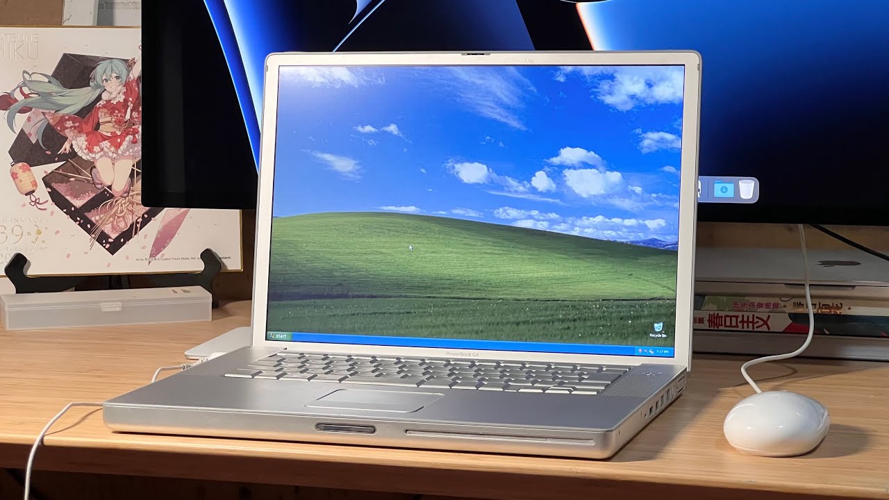 黑貓Retro」Running Windows XP on PowerBook G4 - YouTube