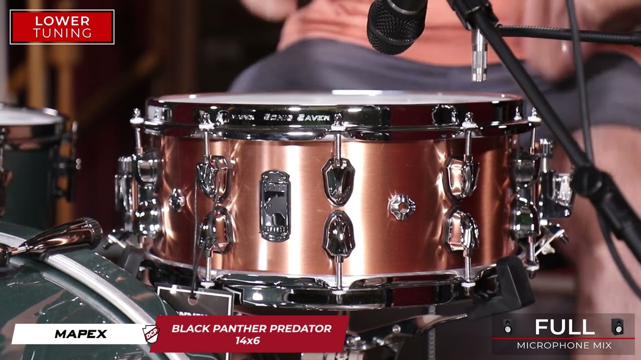 Mapex Black Panther 14x6 Predator Snare Drum Copper