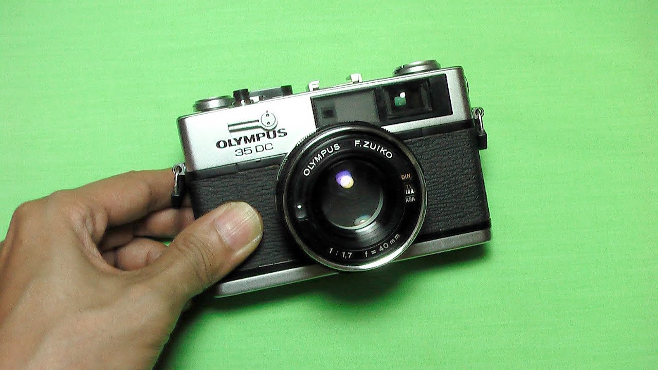 How to use the Olympus 35DC (BC) 1970s Rangefinder camera - YouTube