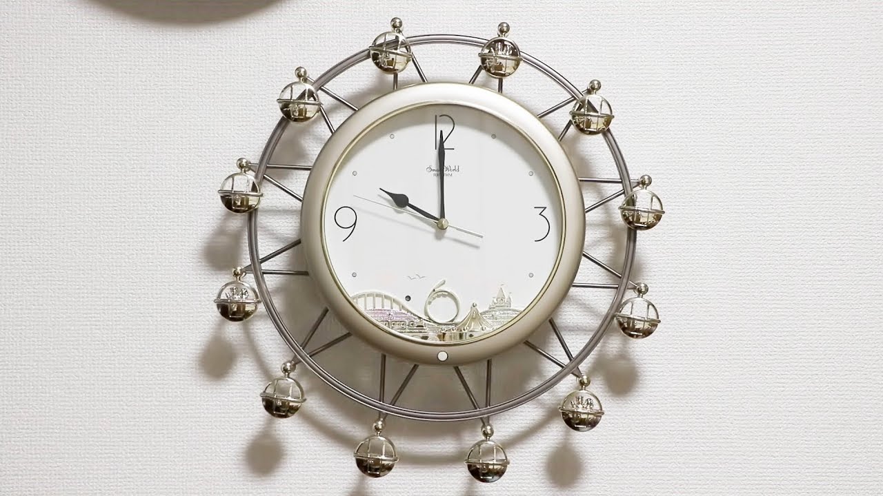 Small World スモールワールドロマンス からくり時計 4MH701RH - YouTube