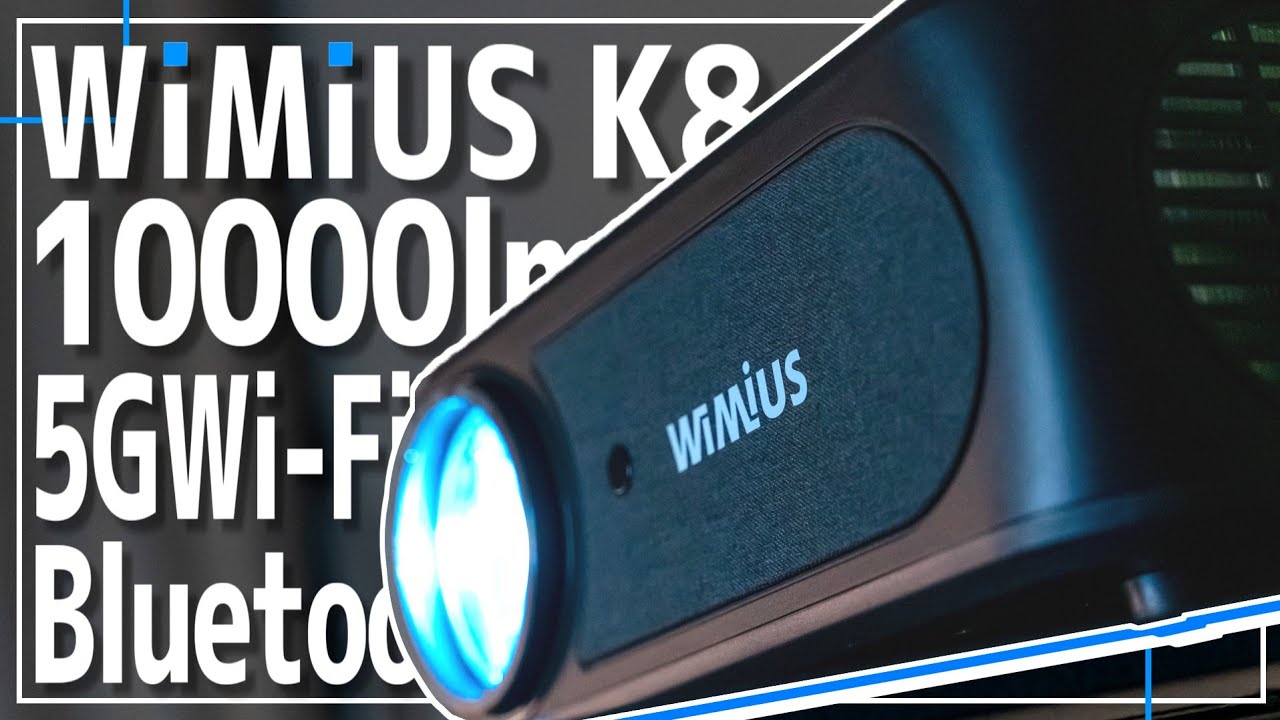 10000lm!!低遅延ワイヤレス接続も可能な高コスパプロジェクターWiMiUS