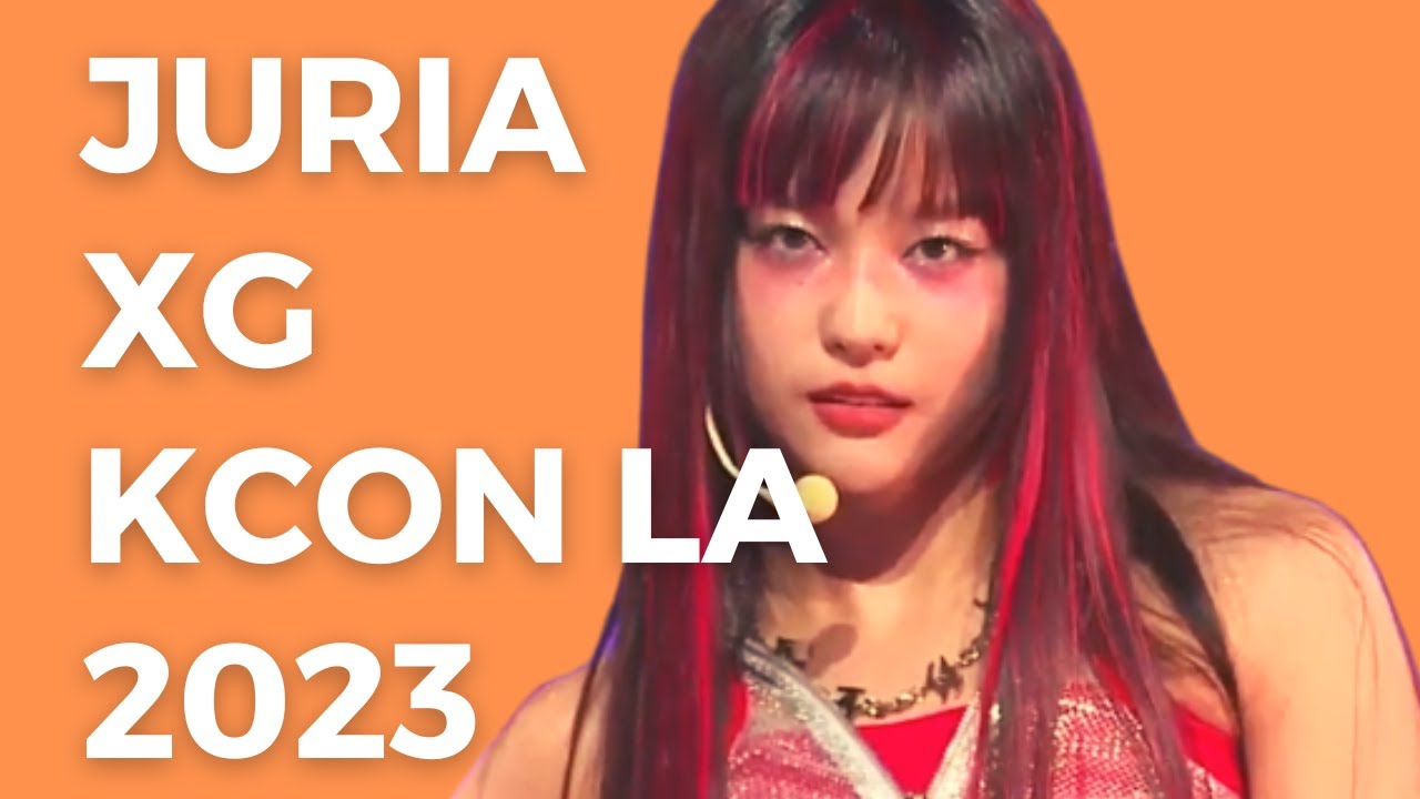 Juria XG @ KCON LA 2023 GRL GVN + TGIF #JURIA #XG #쥬리아 #上田