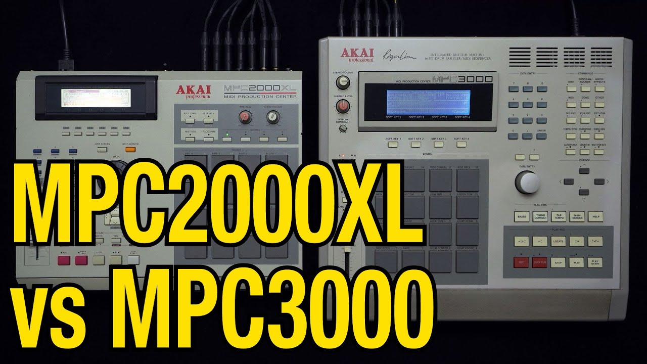Akai MPC2000XL versus MPC3000 Sound Comparison Shoot Out - YouTube