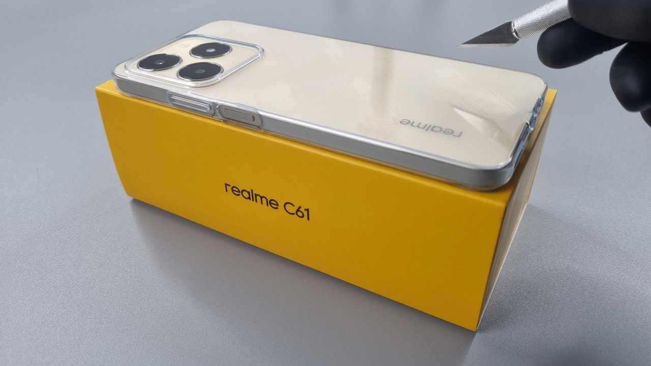 Realme C61 (Sparkle Gold) 6/128 Unboxing - ASMR #asmr - YouTube