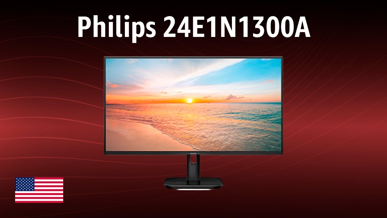 Monitor Philips 24E1N1300A | TEST | English - YouTube